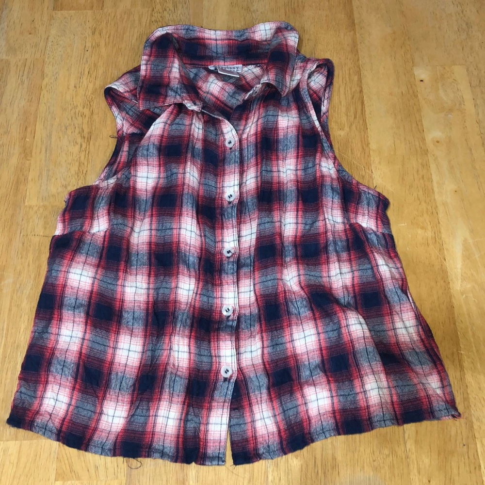 Plaid Tank Top